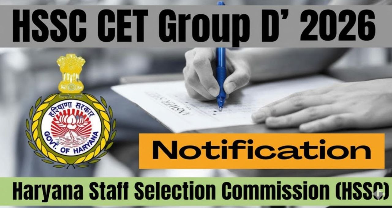 HSSC CET Group D Notification 2026
