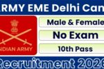Army DG EME Delhi Cantt Recruitment 2026